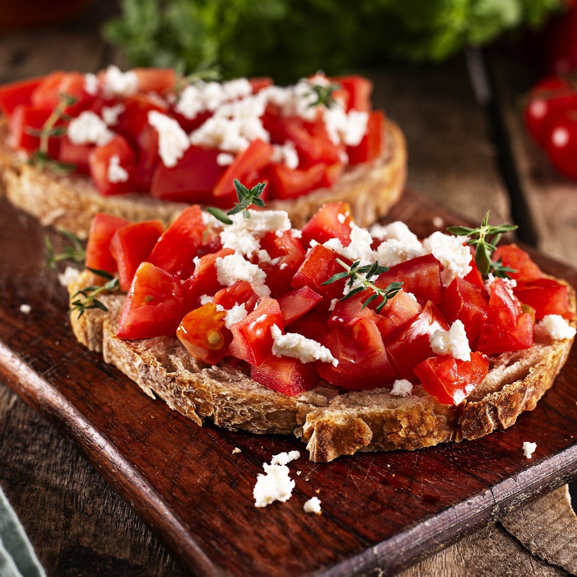 Rajčatová bruschetta